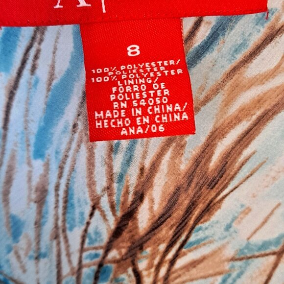 VINTAGE SET ~ 2 PC BLOUSE & SKIRT ~ CHIFFON FEEL ~ FLOWING ORGANIC SUMMER ~ NWT~ - Picture 7 of 14